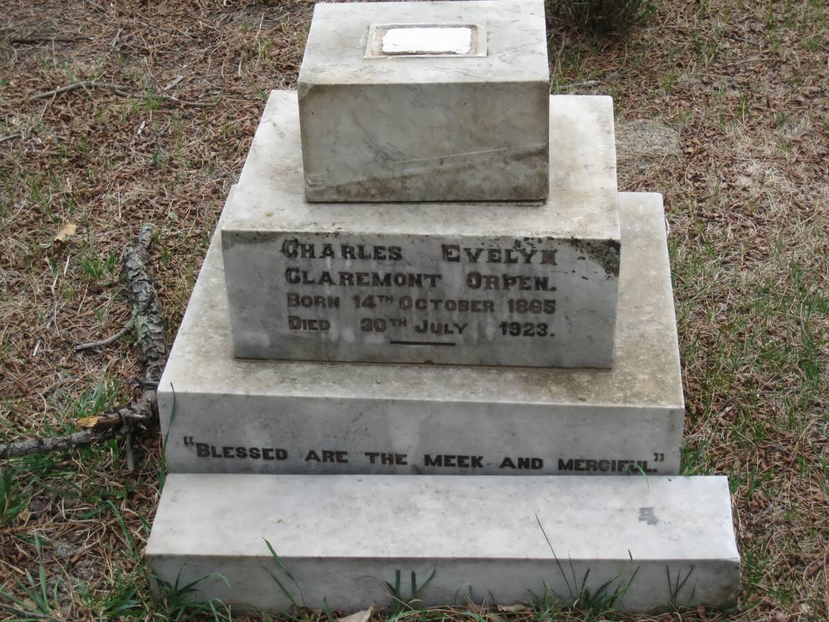 ORPEN Charles Evelyn Claremont 1865-1923
