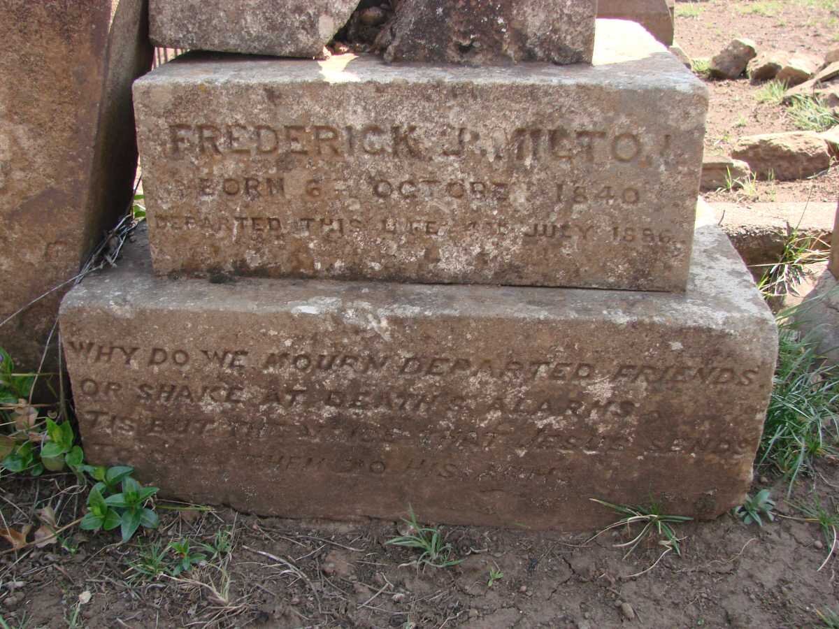 MILTON Frederick J.1840-1886