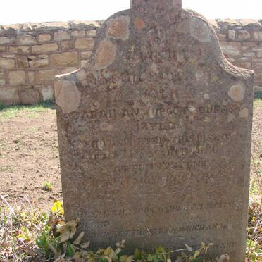 ISTED Sarah Ann Upcott Durrey -1886