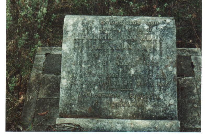 HERSELMAN Hendrik Jacobus 1874-1932