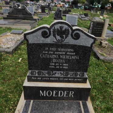 BOTHA Catharina Wilhelmina 1895-1960