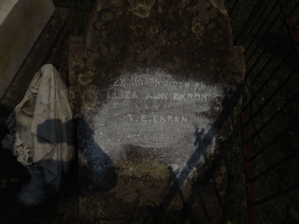 EKRON Eliza Ann 1853-1890