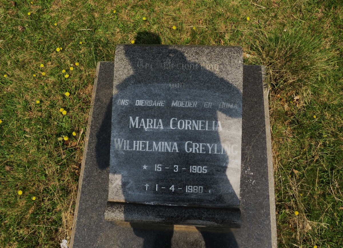 GREYLING Maria Cornelia Wilhelmina 1905-1980