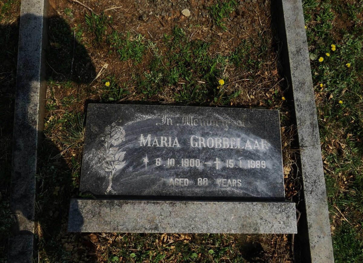 GROBBELAAR Maria 1900-1989