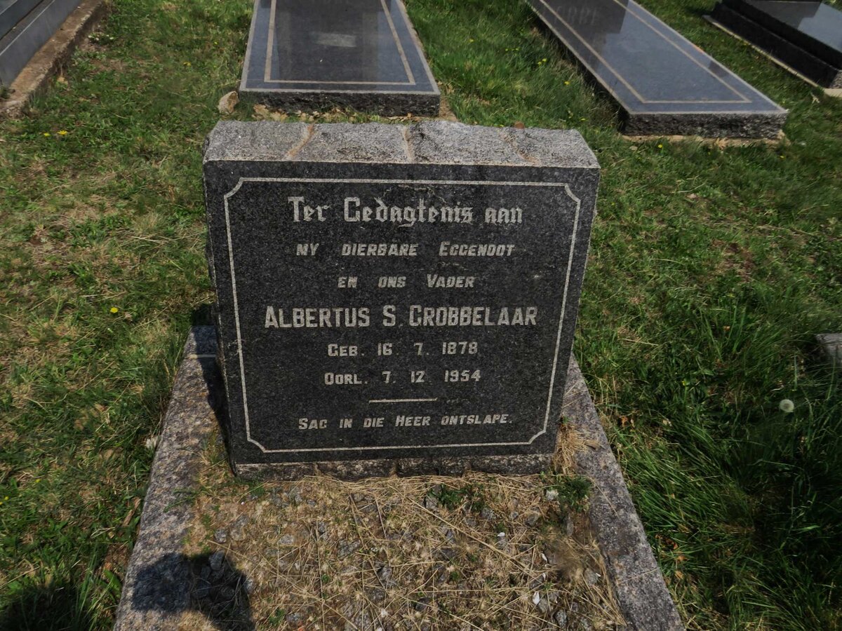 GROBBELAAR Albertus S. 1878-1954