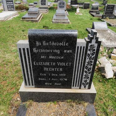 HECHTER Elizabeth Violet 1910-1976