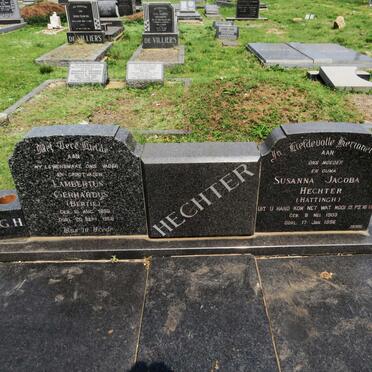 HECHTER Lambertus Gerhardus 1896-1958 &amp; Susanna Jacoba HATTINGH 1903-1996 