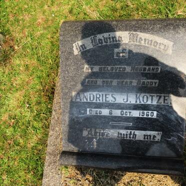 KOTZE Andries J. -1960