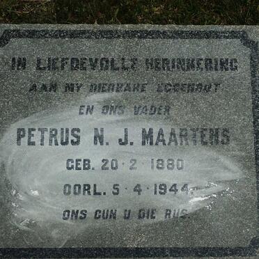 MAARTENS Petrus N.J. 1880-1944
