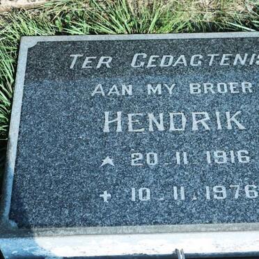 MULLER Hendrik -1976