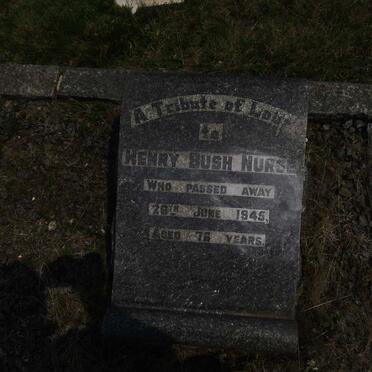 NURSE Henry Bush -1945