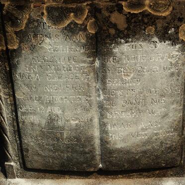 NIEKERK Maria Elizabeth, van nee HECHTER 1878-1941