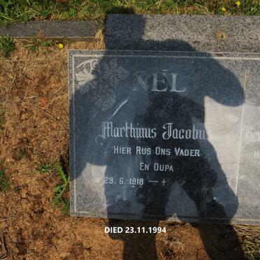 NEL Marthinus Jacobus 1918-1994 &amp; Herculina Magdalena Johanna VAN JAARSVELD 1925-1985 