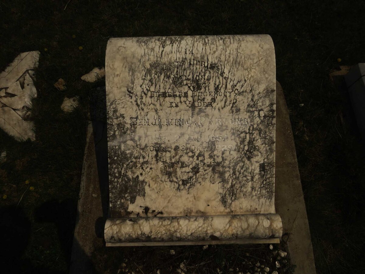 PARSONS Benjamin J.P. 1854-1929