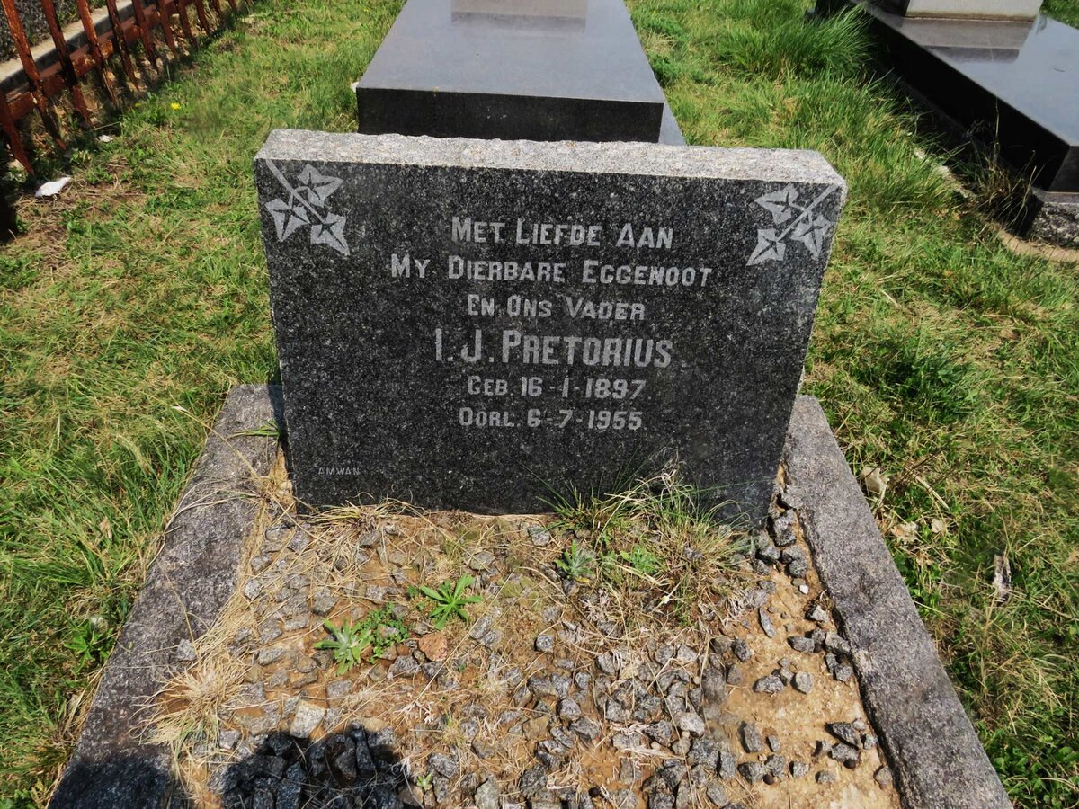 PRETORIUS I.J. 1897-1955