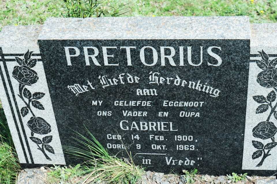 PRETORIUS Gabriel 1900-1963