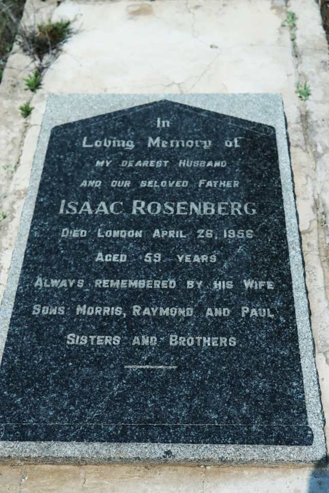 ROSENBERG Isaac -1956