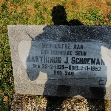 SCHOEMAN Marthinus J. 1929-1952