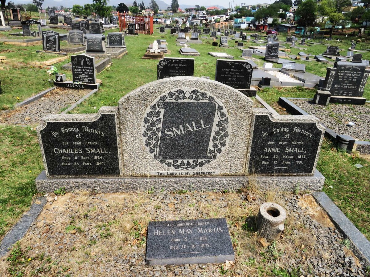 SMALL Charles 1864-1947 &amp; Annie 1872-1951 :: MARTIN Helen May 1896-1972