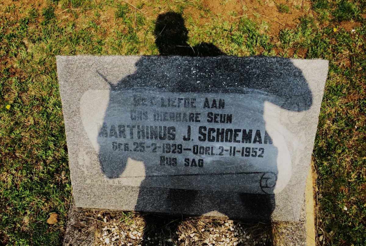 SCHOEMAN Marthinus J. 1929-1952