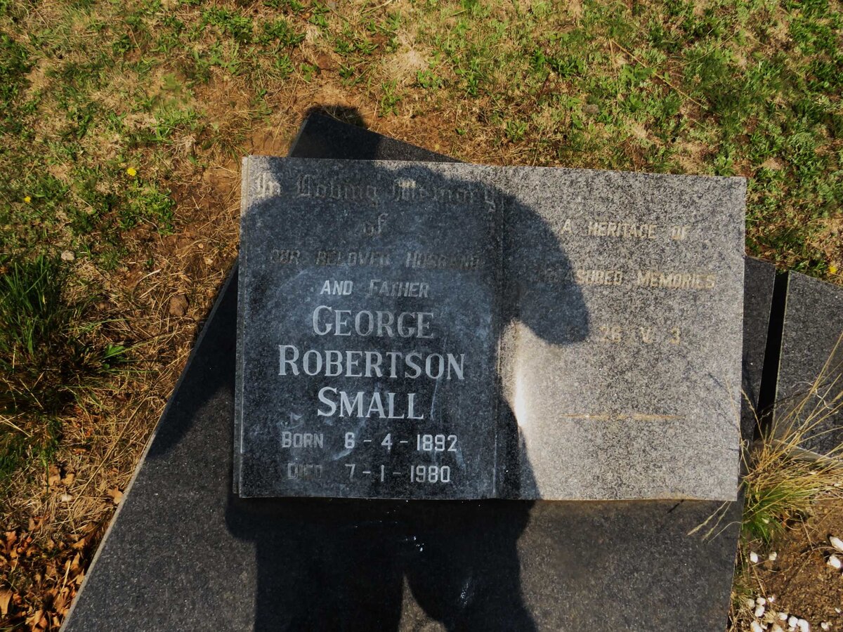 SMALL George Robertson 1892-1980