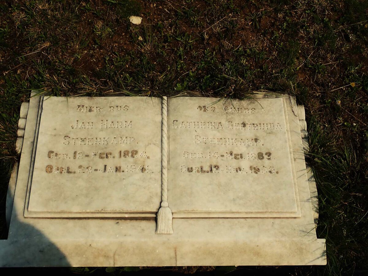 STEENKAMP Jan Harm 1884-1941 &amp; Cathrina Gertruida 1883-1939