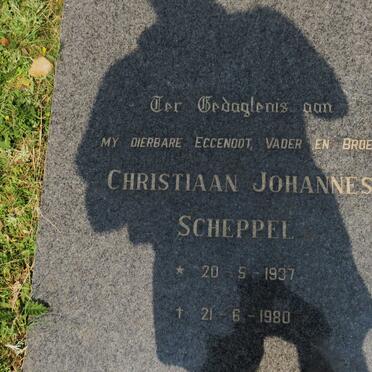 SCHEPPEL Christiaan Johannes 1937-1980