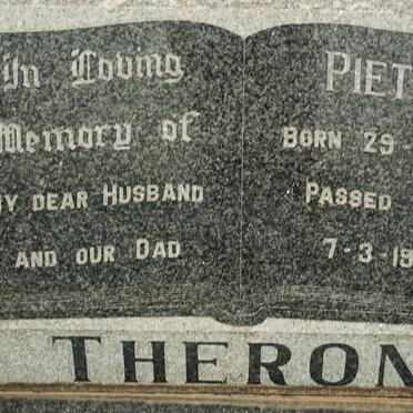 THERON Pieter 1921-1967