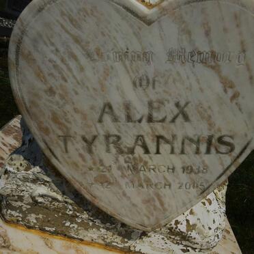 TYRANNIS Alex 1938-2005