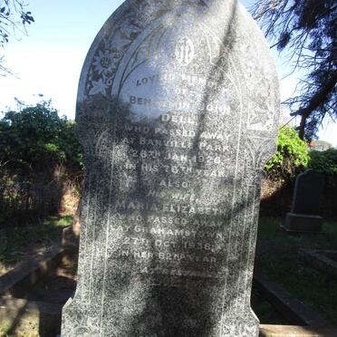 DELL Benjamin John -1926 &amp; Maria Elizabeth -1938