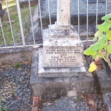 LLOYD Doris F. 1897-1898 :: LLOYD Eric F. -1903