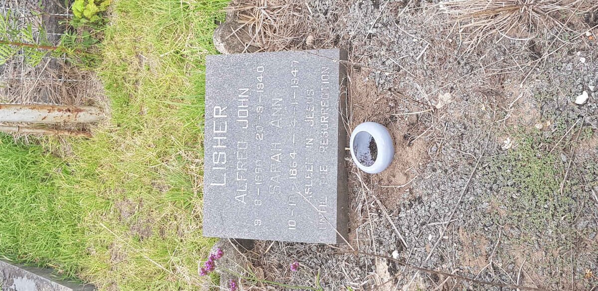LISHER Alfred John 18??-1940 &amp; Sarah Ann 1864-1947