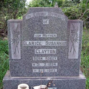 CLAYTON  Clarice Susannah nee ROBEY 1894-1983