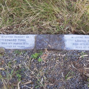 TIMM Edward -1930 & Louisa -1895