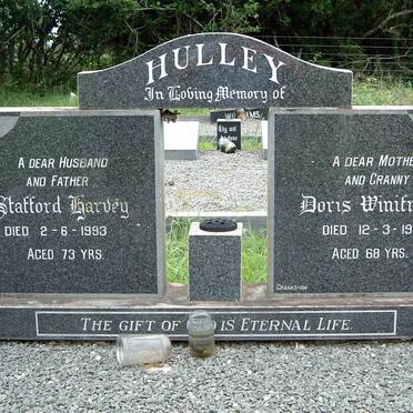 HULLEY Stafford Harvey -1993 &amp; Doris Winifred FORD -1994