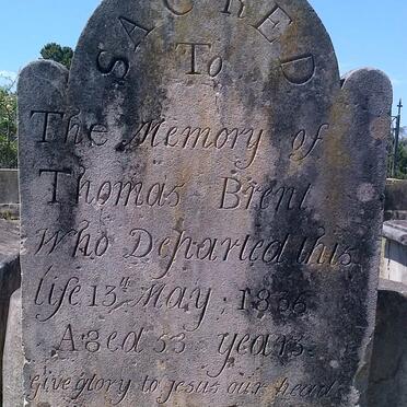 BRENT Thomas -1836