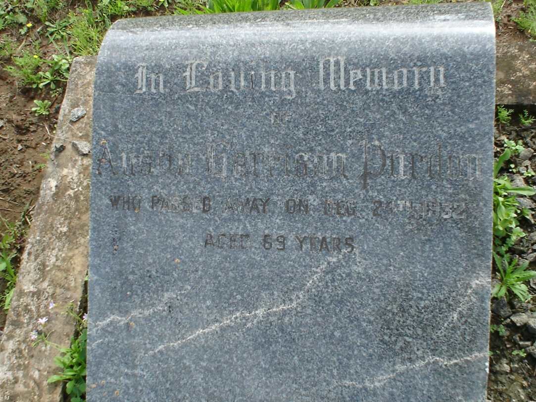 PURDON Austin Harrison -1932