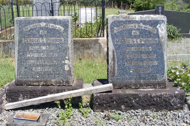 PURDON George C. -1943 &amp; Minnie S.L. TIMM  -1951