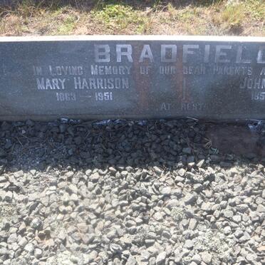 BRADFIELD John Wesley 1853-1934 &amp; Mary Harrison 1863-1951 :: BRADFIELD Frank 1886-1966 :: BRADFIELD Clarence 1896-1931
