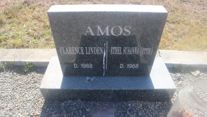 AMOS Clarence Linden -1968 &amp; Ethel Susanna -1968