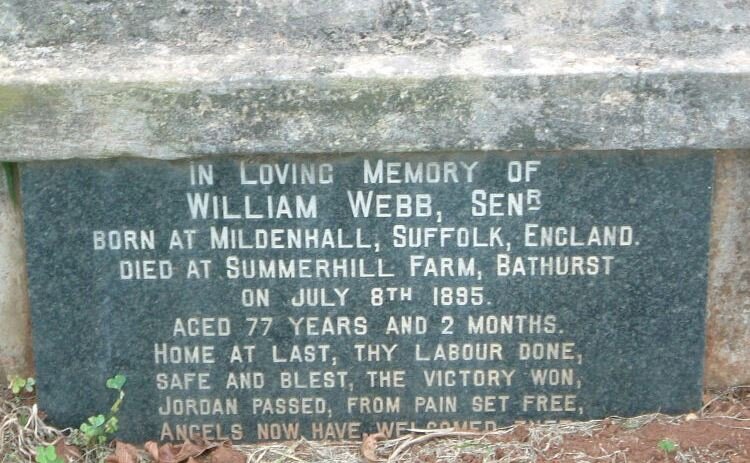 WEBB William -1895