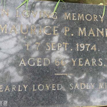 MANDY Maurice P. -1974
