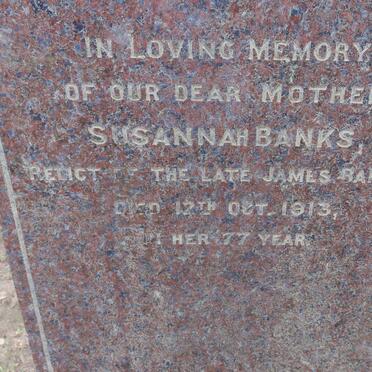 BANKS Susannah -1913