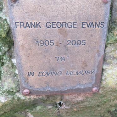 EVANS Frank George 1905-2005
