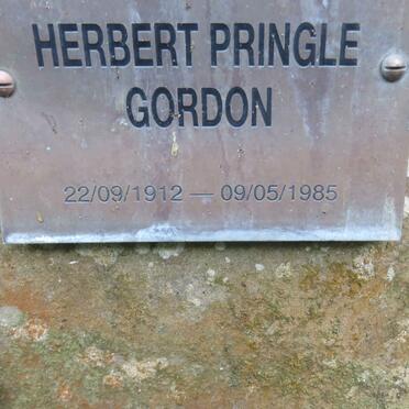 GORDON Herbert Pringle 1912-1985