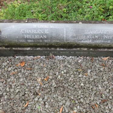 HILLIGAN Charles E. 1888-1964 &amp; Margaret Ruby GIBBON  1888-1963