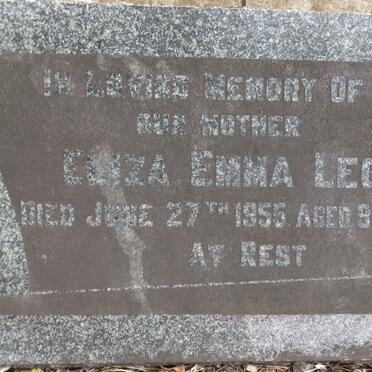 LEGG Eliza Emma -1955