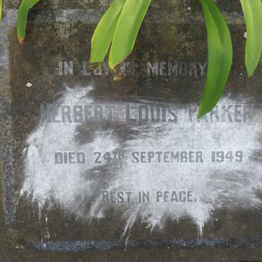 PARKER Herbert Louis -1949