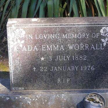 WORRALL Ada Emma 1882-1976
