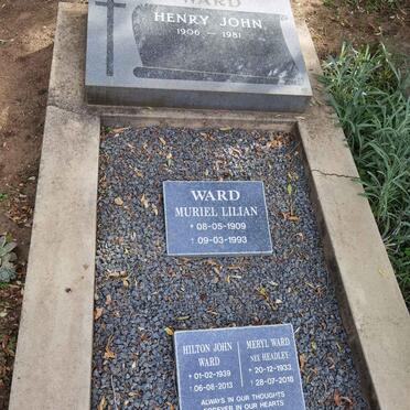 WARD Henry John 1906-1981 :: WARD Muriel Lilian 1909-1993 :: WARD Hilton John 1939-2013 & Meryl HEADLY 1933-2018